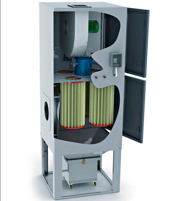 濾筒式除塵器 濾筒式除塵器